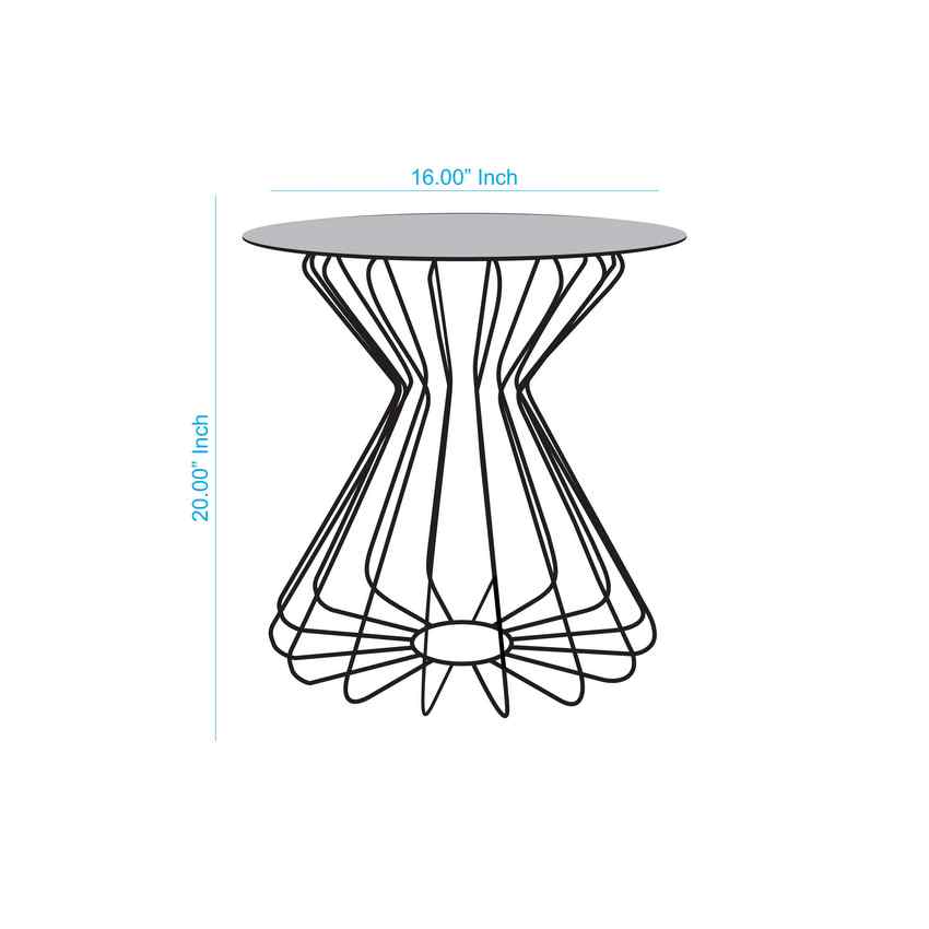 Natternbach Black End Table