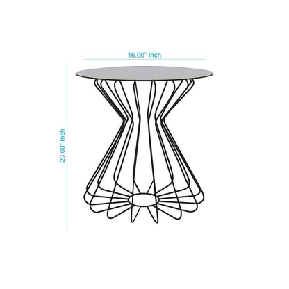 Natternbach Black End Table