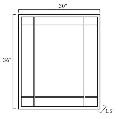 Zwolfaxing Modern Wall Mirror