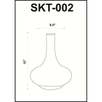 Kran Green Vase