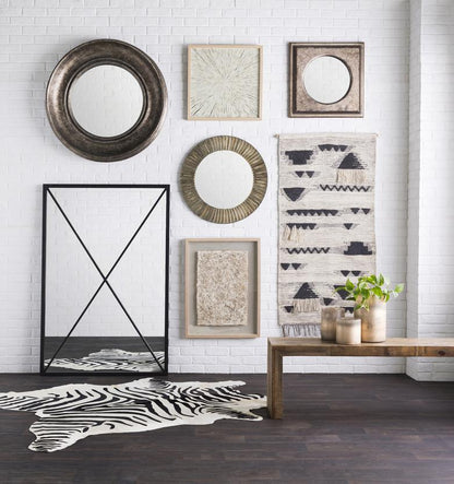 Engbergen Modern Black Wall Mirror