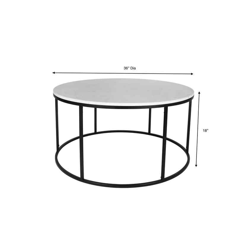 Geta White Coffee Table