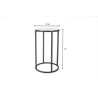 Hyryla Clear End Table