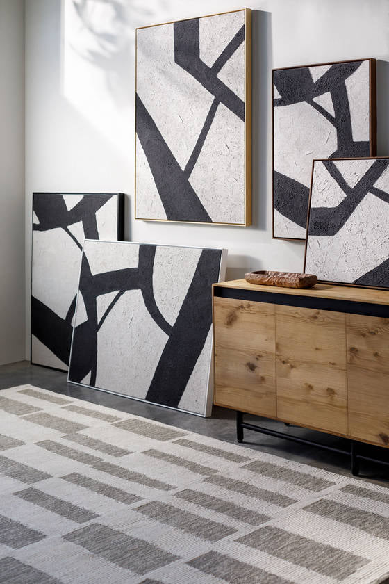 Whitnee Silver Wall Art Piece