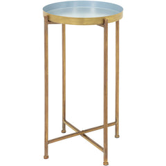 Klam Gray End Table