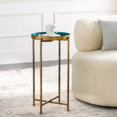 Klam Aqua End Table