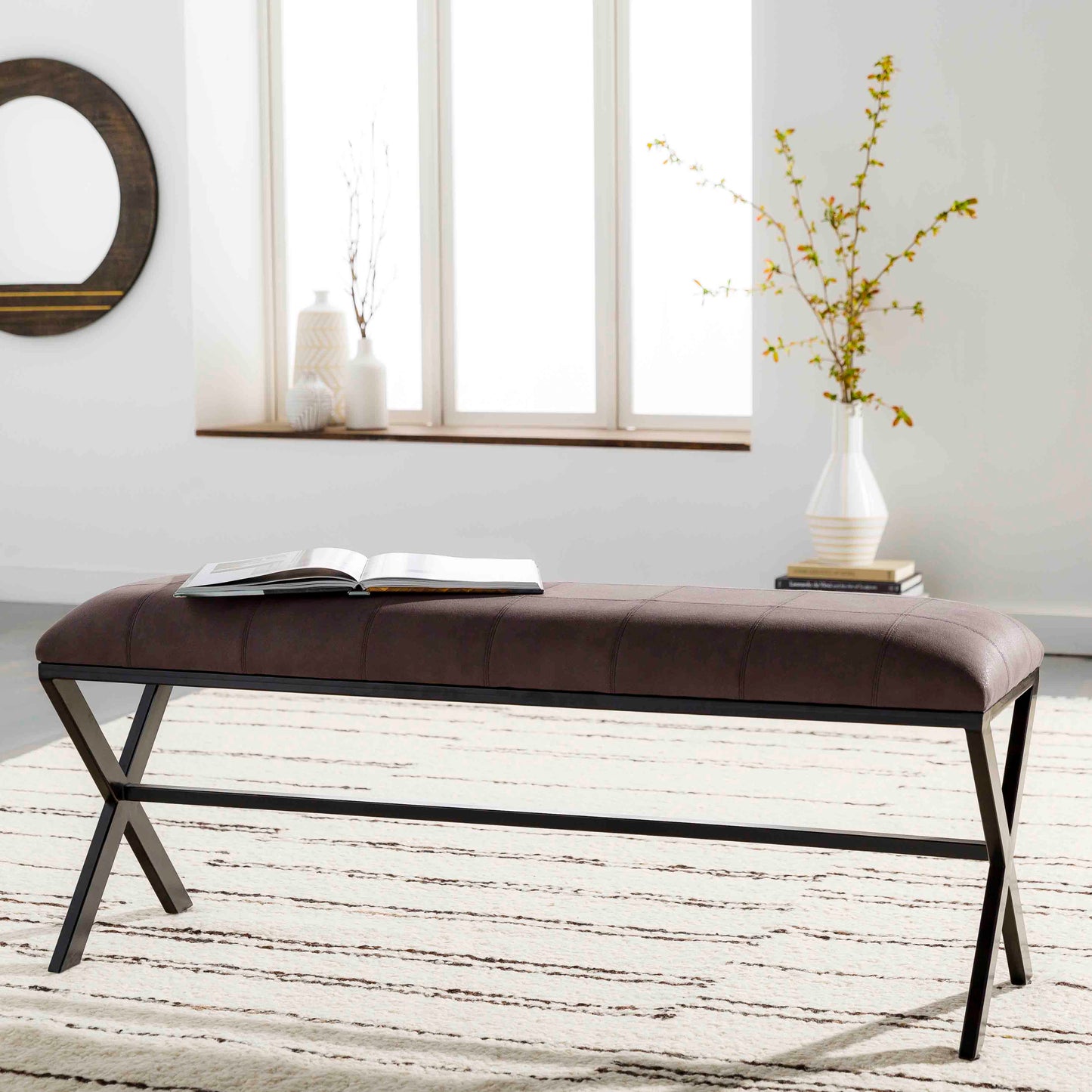 Varosha Gray Bench