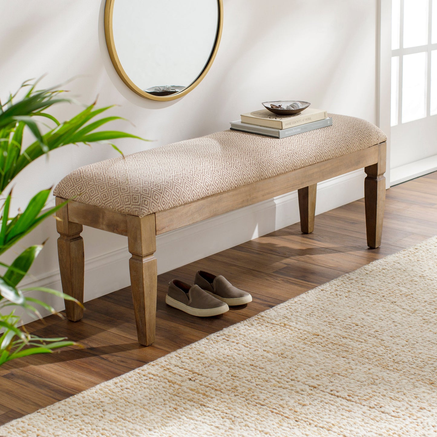 Vasili Beige Bench