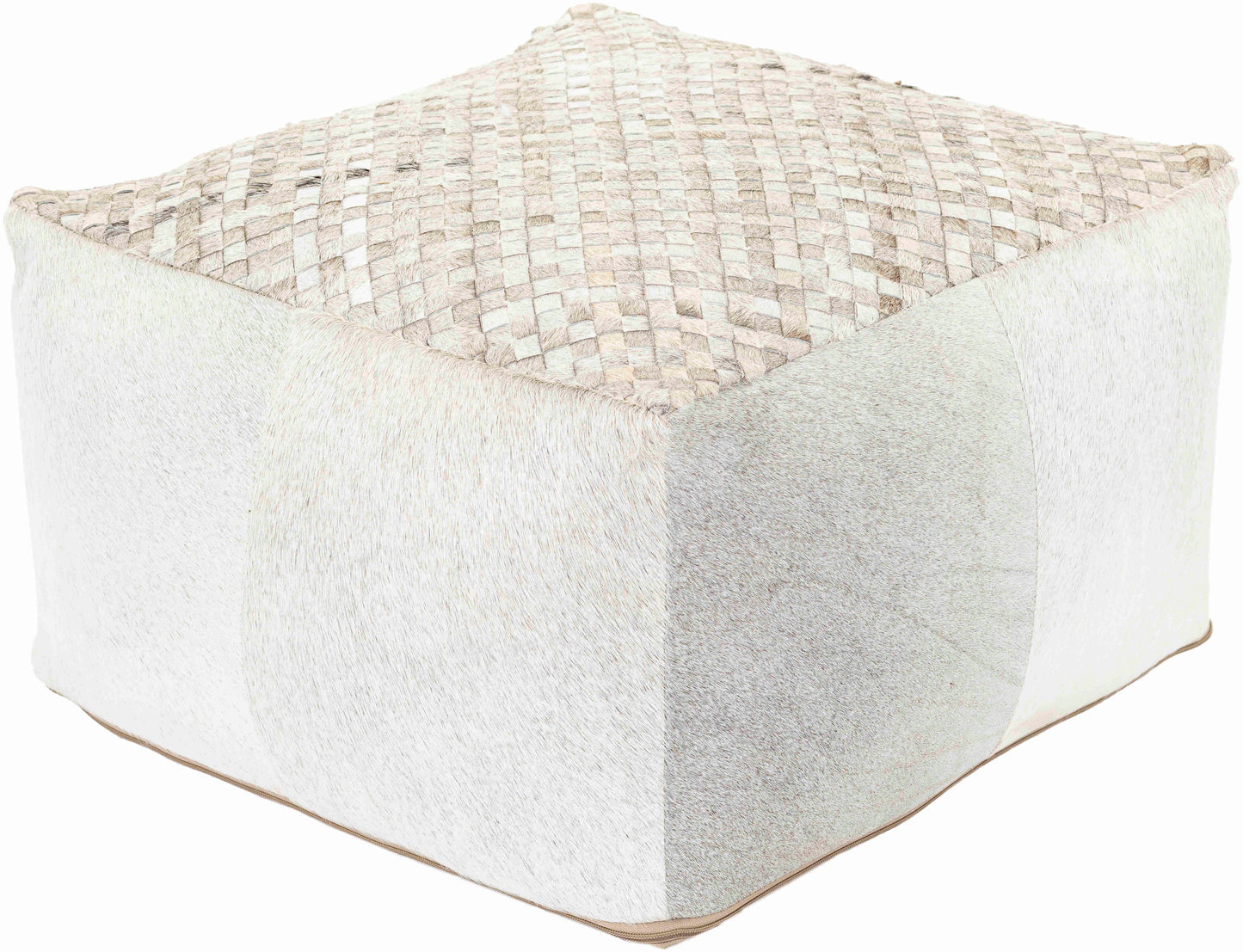 Ternitz Ivory Pouf