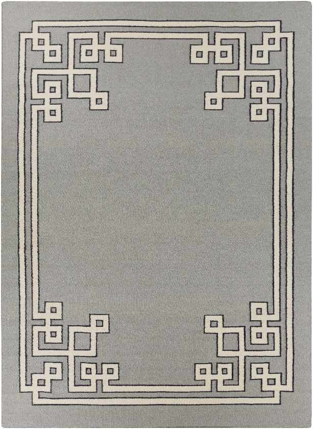 Adrian Modern Light Gray Area Rug