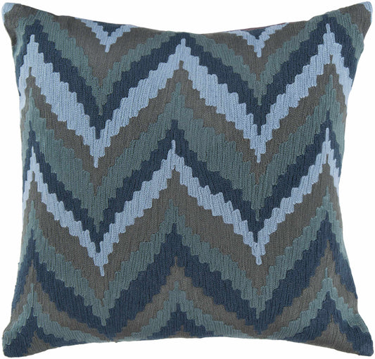 Yvorne Navy Pillow Cover