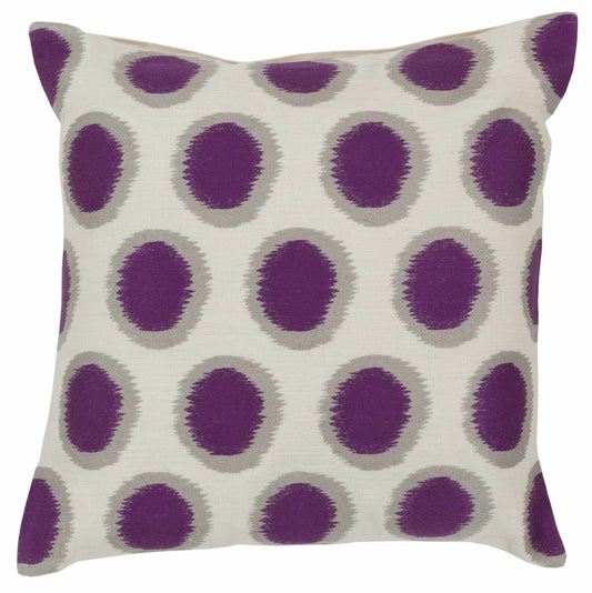 Liege Bright Purple Pillow Cover