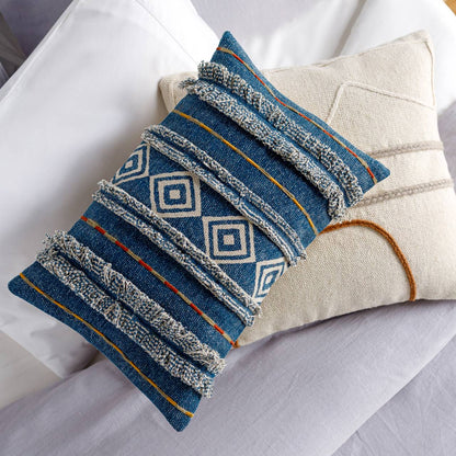 Targovishte Dark Blue Pillow Cover