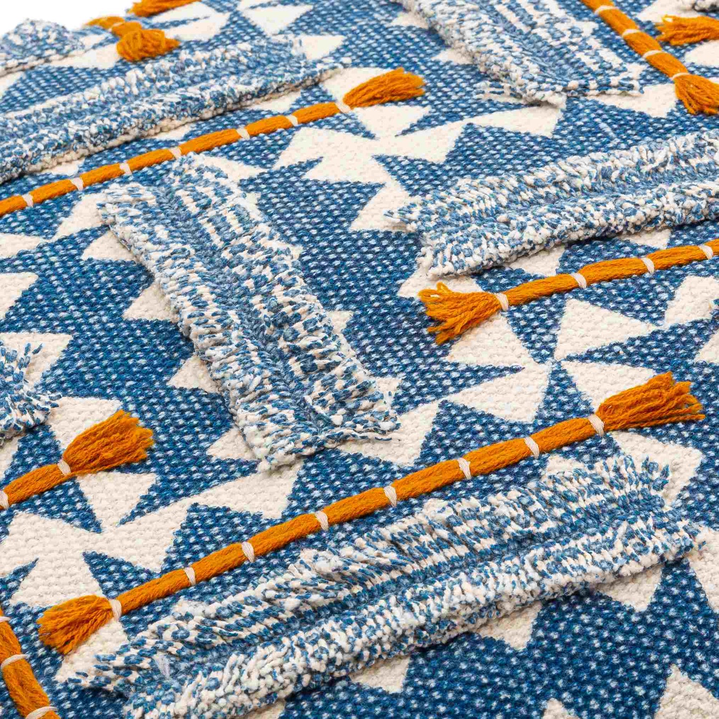 Lovech Dark Blue Pillow Cover