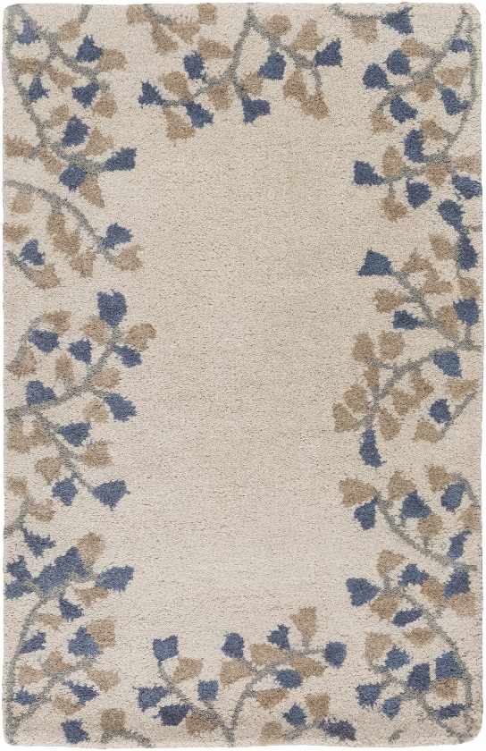 Zuuk Cottage Beige/Camel/Navy Area Rug