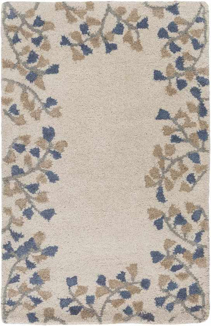 Zuuk Cottage Beige/Camel/Navy Area Rug