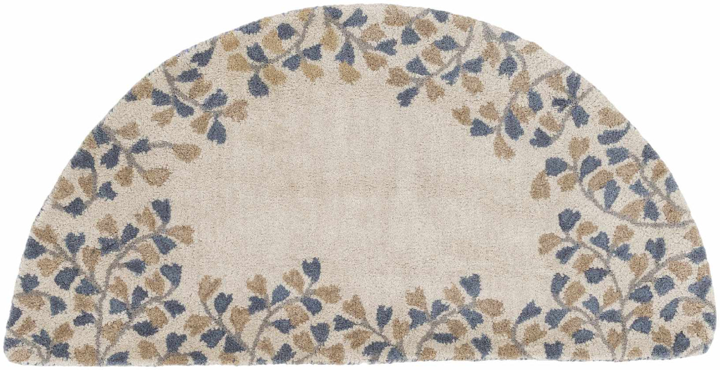 Zuuk Cottage Beige/Camel/Navy Area Rug