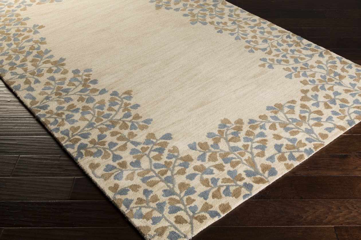 Zuuk Cottage Beige/Camel/Navy Area Rug
