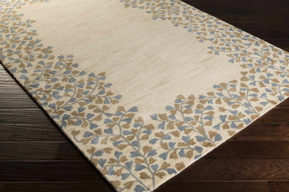 Zuuk Cottage Beige/Camel/Navy Area Rug
