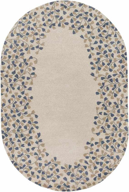 Zuuk Cottage Beige/Camel/Navy Area Rug
