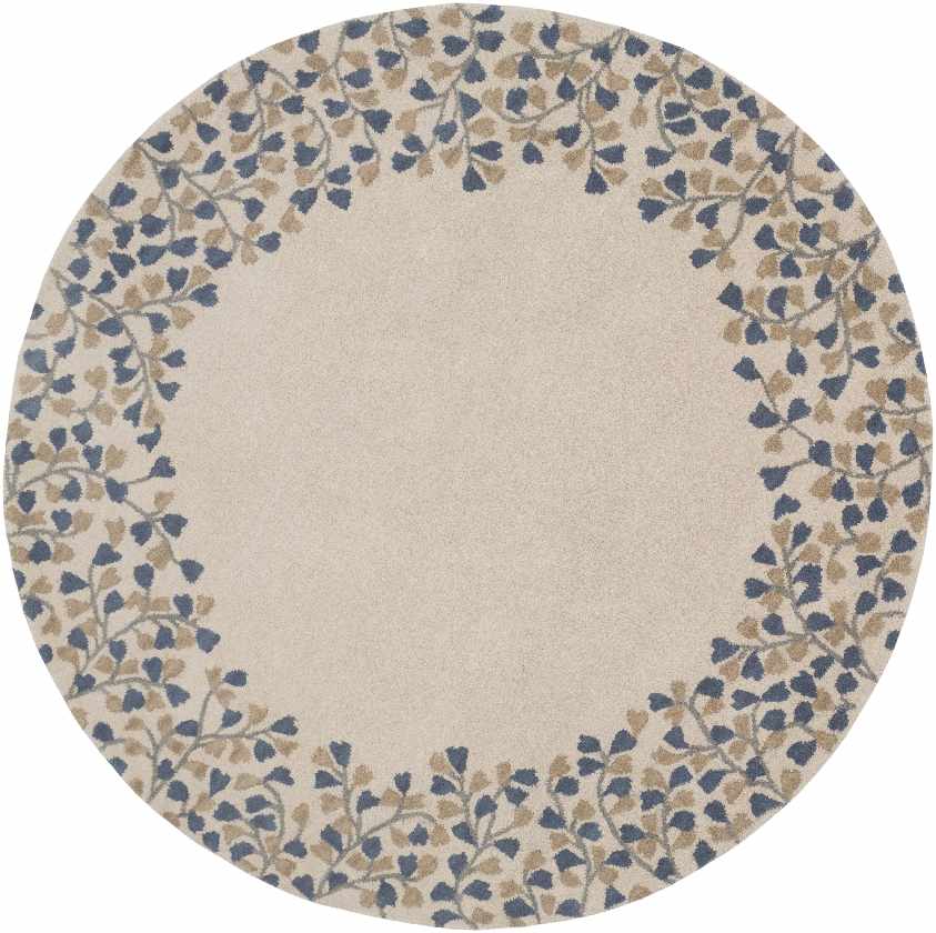 Zuuk Cottage Beige/Camel/Navy Area Rug