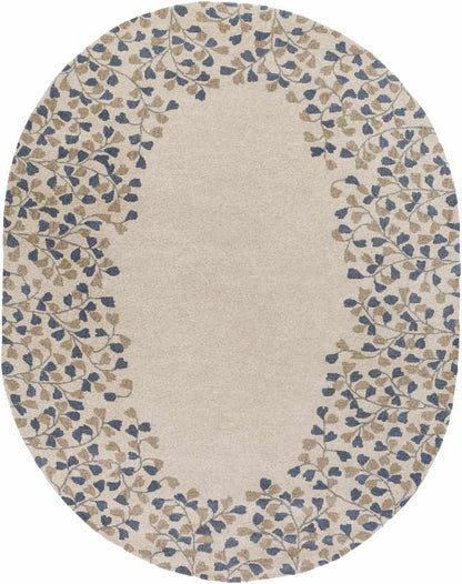 Zuuk Cottage Beige/Camel/Navy Area Rug