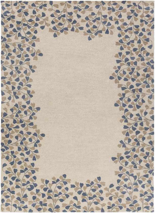 Zuuk Cottage Beige/Camel/Navy Area Rug