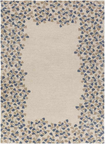 Zuuk Cottage Beige/Camel/Navy Area Rug