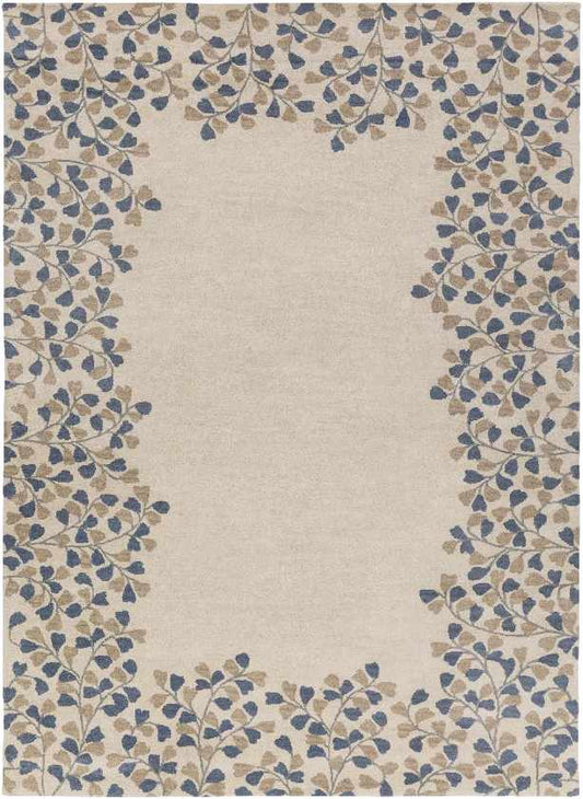 Zuuk Cottage Beige/Camel/Navy Area Rug