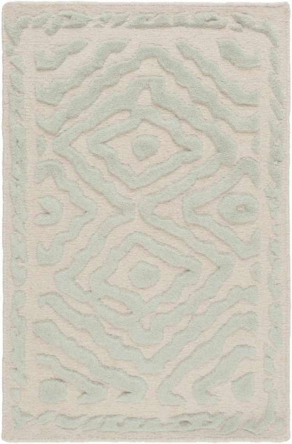 Ashland Modern Green/Beige Area Rug
