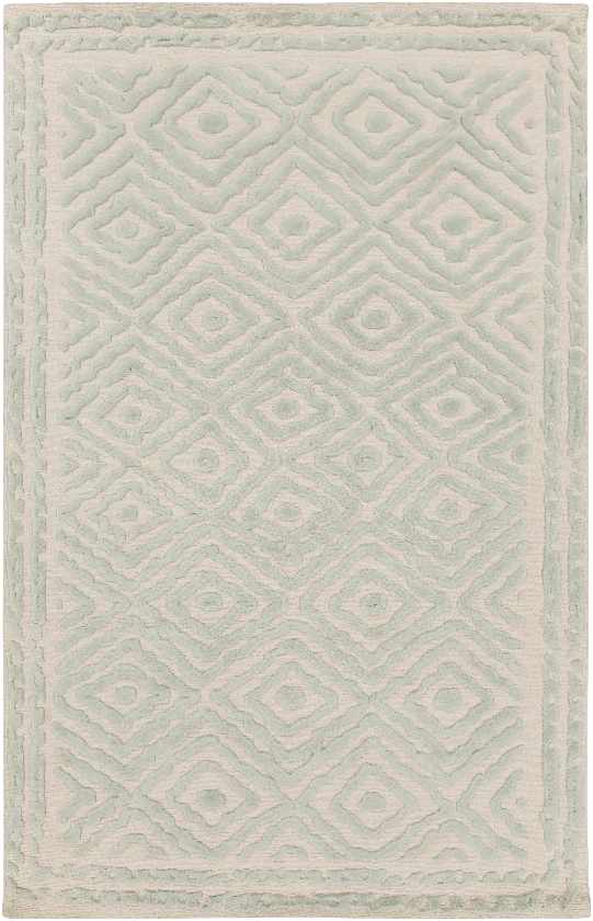 Ashland Modern Green/Beige Area Rug