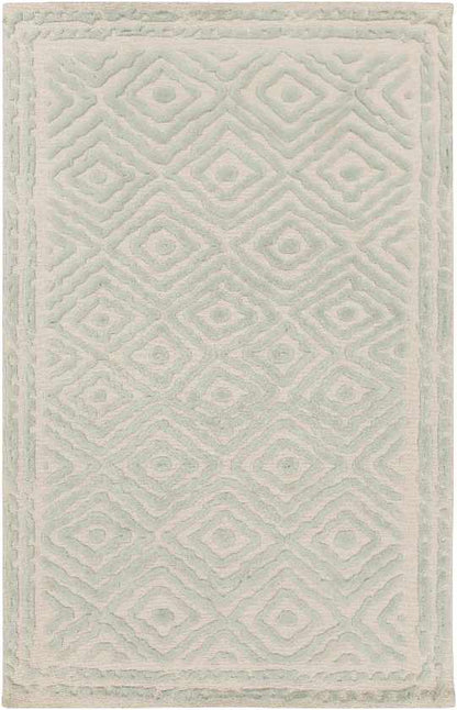 Ashland Modern Green/Beige Area Rug