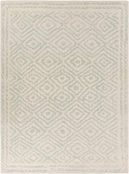 Ashland Modern Green/Beige Area Rug