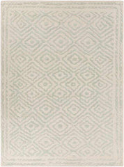 Ashland Modern Green/Beige Area Rug