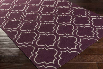 Avon Modern Purple/Ivory Area Rug