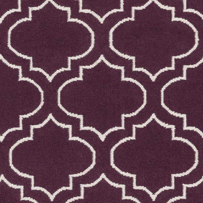 Avon Modern Purple/Ivory Area Rug