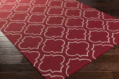Avon Modern Red Area Rug