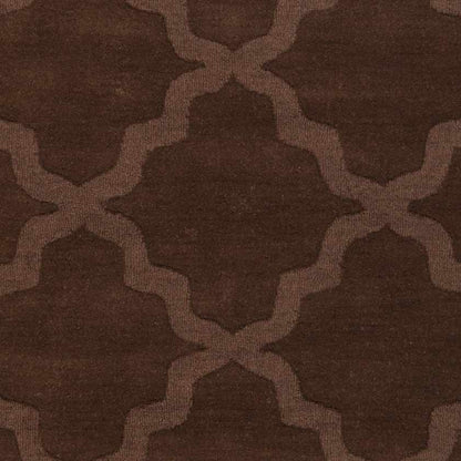 Ermont Modern Chocolate Brown Area Rug