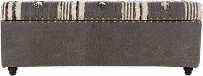 Gaspoltshofen Charcoal Ottoman