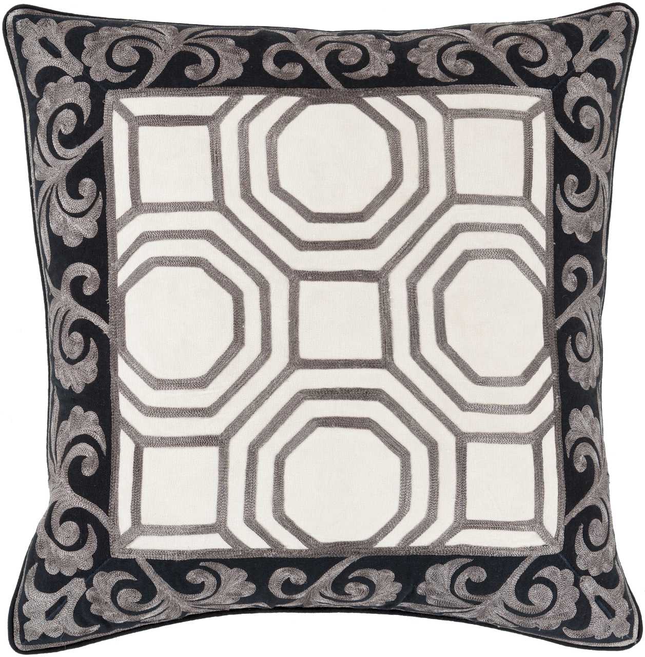 Wevelgem Dark Brown Pillow Cover