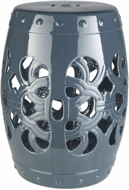 Saxen Teal Garden Stool