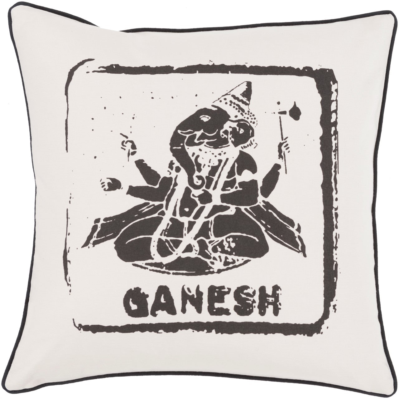 Beernem Black Pillow Cover
