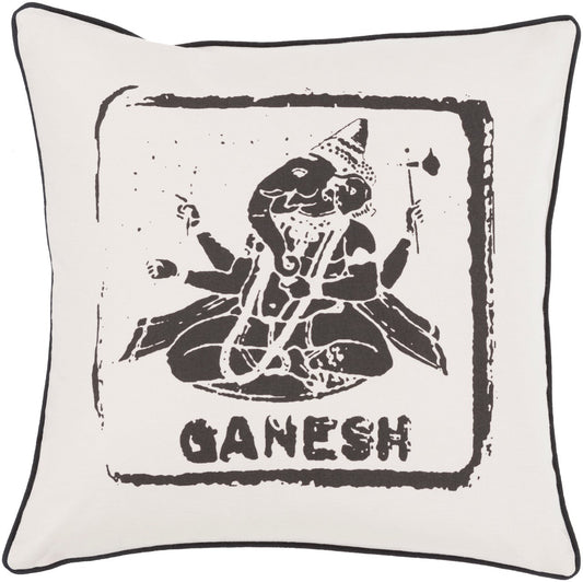 Beernem Black Pillow Cover