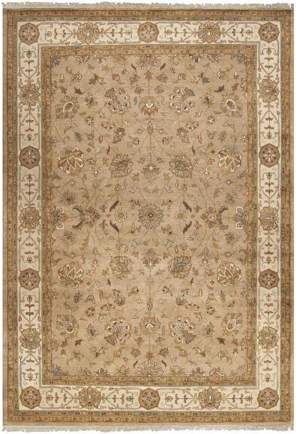 Bowers Traditional Brown/Beige Area Rug