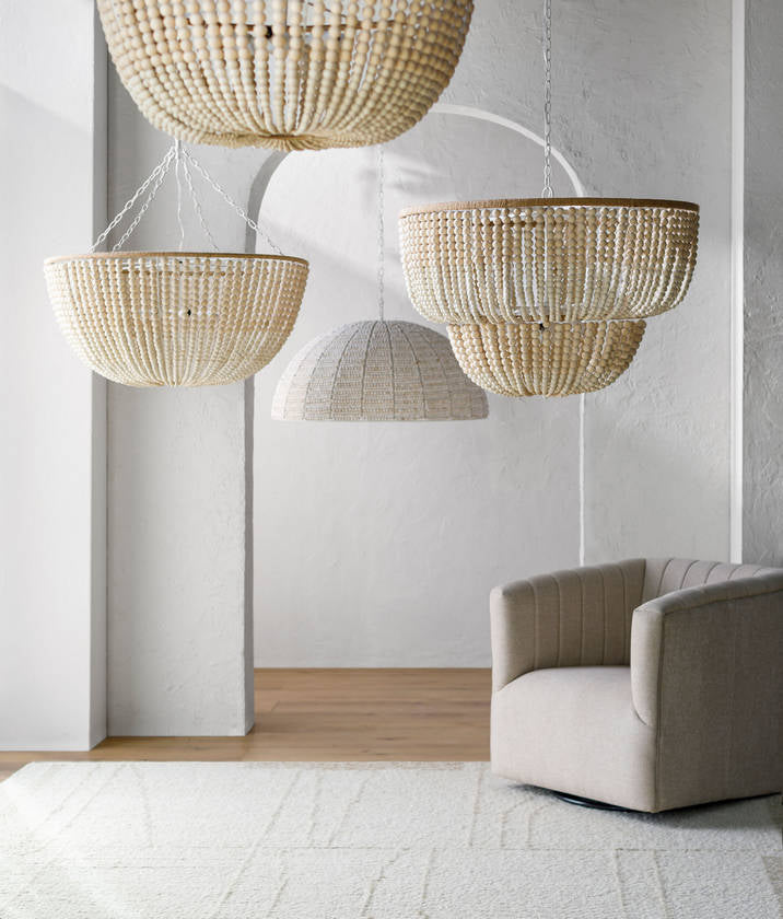 Sekina Traditional Cream Ceiling Lighting