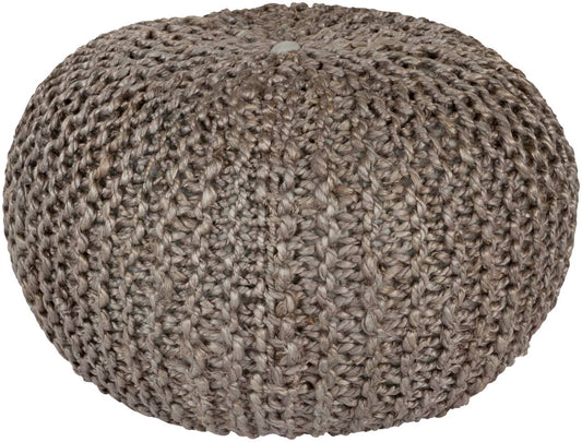 Hainfeld Medium Gray Pouf