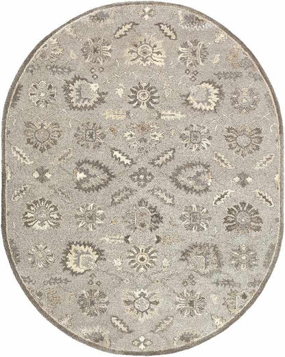 Kinistino Traditional Taupe Area Rug