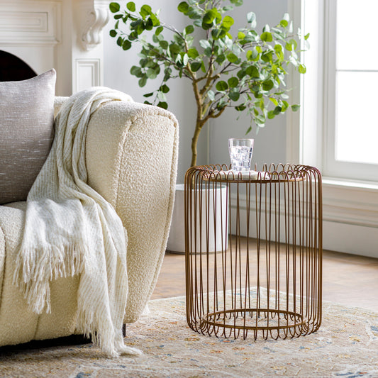 Lobmingtal Gold End Table