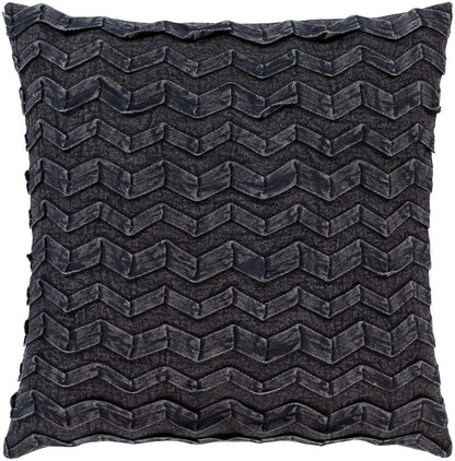 Lochristi Black Pillow Cover