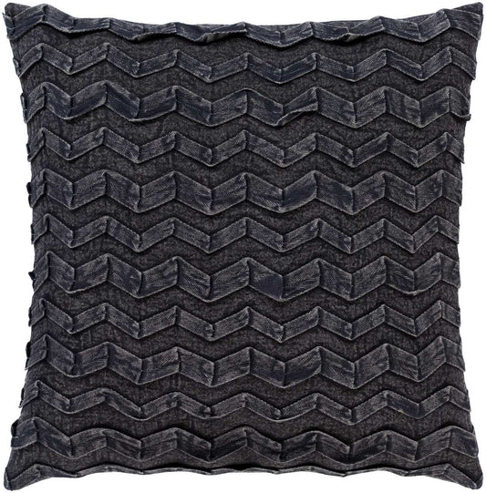 Lochristi Black Pillow Cover